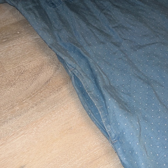 Marine Layer Rebecca Popover Tencel & Linen Blend Short Sleeve Dress - Picture 7 of 11